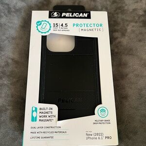 Pelican Black Magnetic Protector Case for iPhone 6.1" Pro